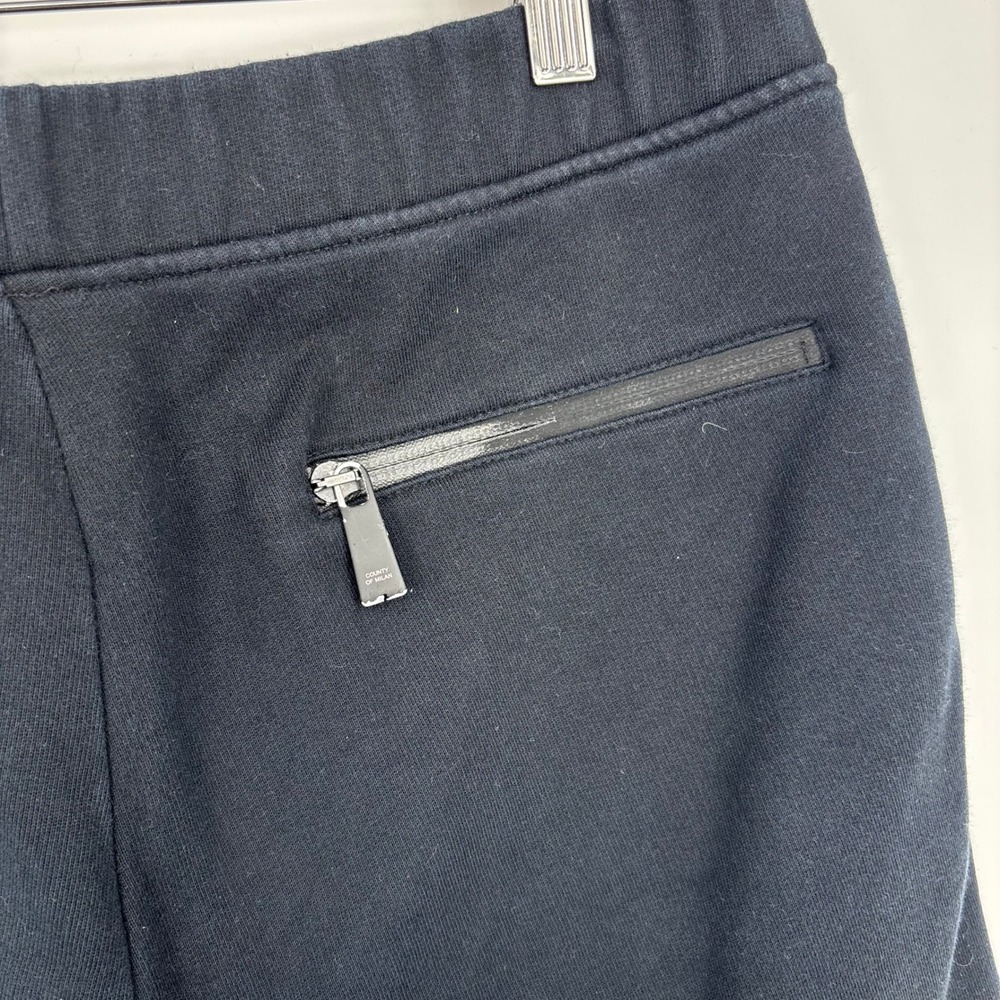 Marcelo Burlon County of Milan Sweat Shorts Mens M Black Utility Techwear - Picture 7 of 10